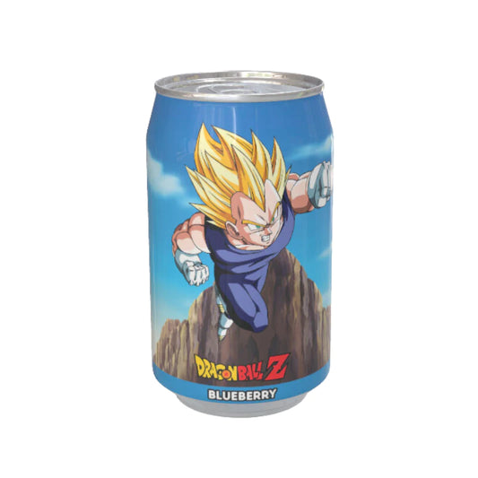 Dragon Ball Z Vegeta Blueberry Flavour Soda Can 330ml x24 pz